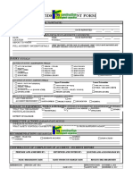 Accident / Incident Form: Personal Details