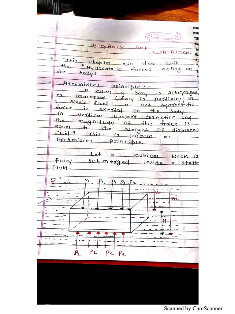 Buoyancy Notes 1 Pdf
