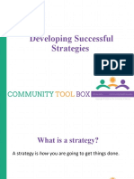 Developing Successful Strategies