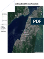 Peta Titik Lokasi Persebaran Rawan Bencana Banjir Di Kota Ambon, Provinsi Maluku