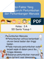 Faktor Yang Mempengaruhi Pertumbuhan Dan Perkembangan Manusia PDF