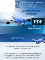 Avionics Systems Instruments: B.Tech Aerospace Engineering Semester (3) Term Paper