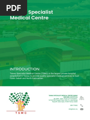Tawau Specialist Medical Centre Sabah  PDF  Emergency Department 