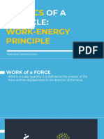 Kinetics Work-Energy Principle: OFA Particle