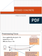 Prestressed Concrete: Stress Analysis