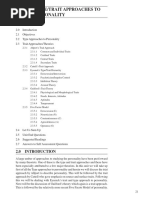 Unit 2 State/Trait Approaches To Personality: Structure