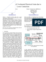 IEEE-Characteristics of Overheated Electrical Joints Due To Loose Connection PDF