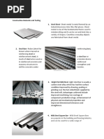 Marianne M. Incierto Bsce 4 Construction Materials and Testing Steel Sheet