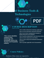 Applied Business Tools & Technologies: Jessa C. Brioso, LPT