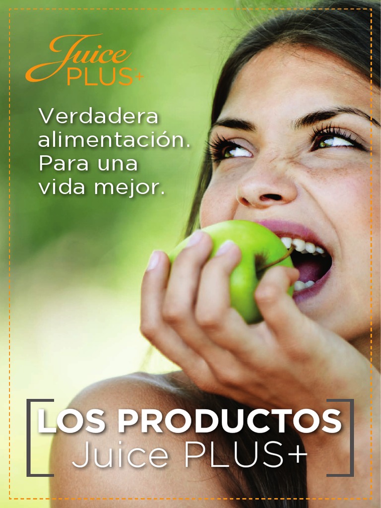 Manual Productos Juice Plus PDF Vegetales Alimentos