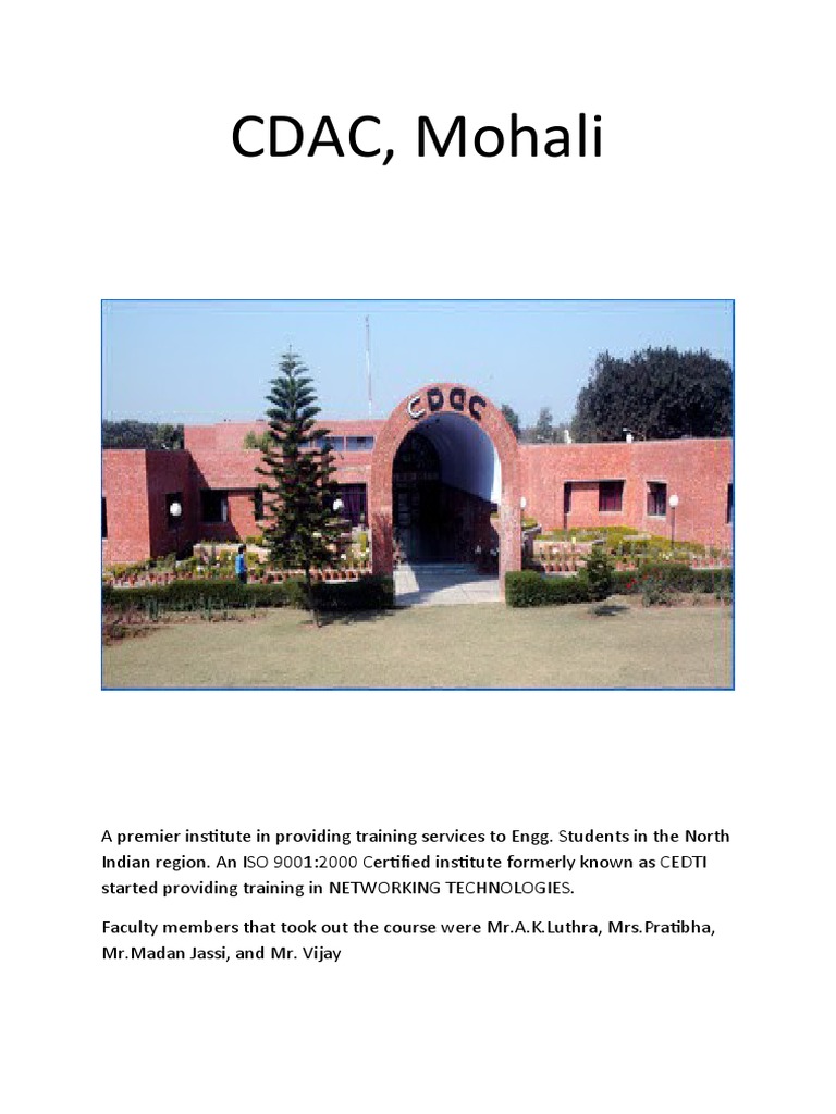 CDAC | PDF