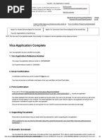 Visa4UK - Visa Application Complete