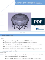 Finite Element Analysis of Pressure Vessel