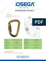 Mosquetón SOSEGA Big en Acero SSC2 2 PDF