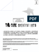 Cure Greatest Hits PDF