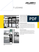 Gilgen Door Systems Tuersysteme Schiebetuer Fluchtweg Datenblatt P 08.01.02 Mehrpunktverriegelung en PDF