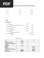 Accounting For Special Transactions and Business Combinations