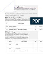 Road Item Engineering Estimates