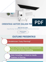 THN Lalu 5b - Afrizal - Orientasi Aktor Dalam Perencanaan (Fuzzy Planning) PDF