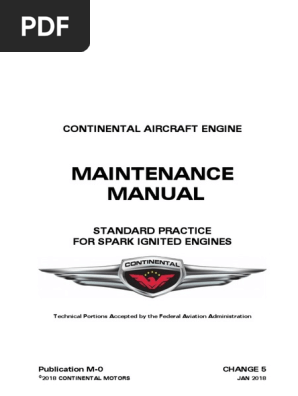 Manual M 0 Continental Pdf Pdf Manufactured Goods Systems Engineering