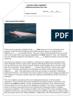 Pink Amazon River Dolphin Facts