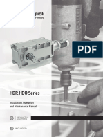 HDP, HDO Series: Installation, Operation and Maintenance Manual