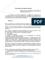 Resolu - o UnC CONSUN 056-2013-Avaliaçao Segunda Chamada