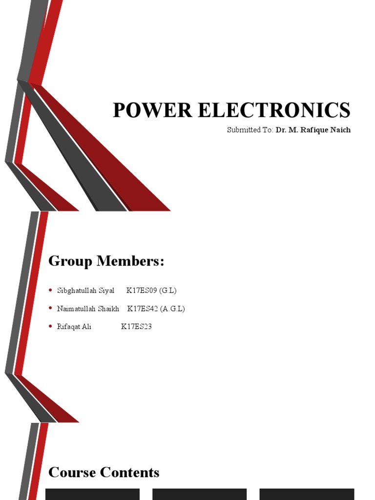 POWER Electronics | PDF | Power Inverter | Mosfet