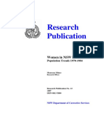 Research Publication: Women in NSW Prisons