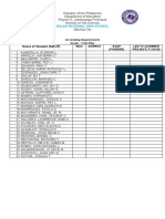 1st Grading Requirements Grade - 7 Del Pilar Name of Student (MALE)