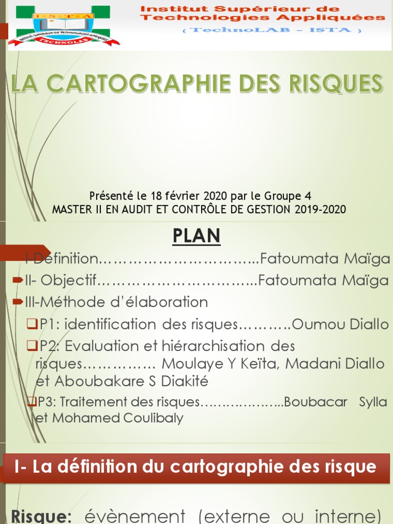 Cartographie des Risques en Audit | PDF | Risque | Gestion des risques