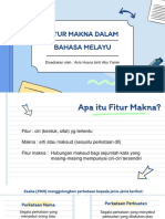 Fitur Makna Dalam Bahasa Melayu