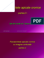 LP An V Dr. Oana Amza - Parodontitele Apicale Cronice - Partea 3 PDF