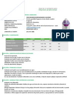 Hoja de Seguridad Ambientador Biodegradable Lavanda GLN