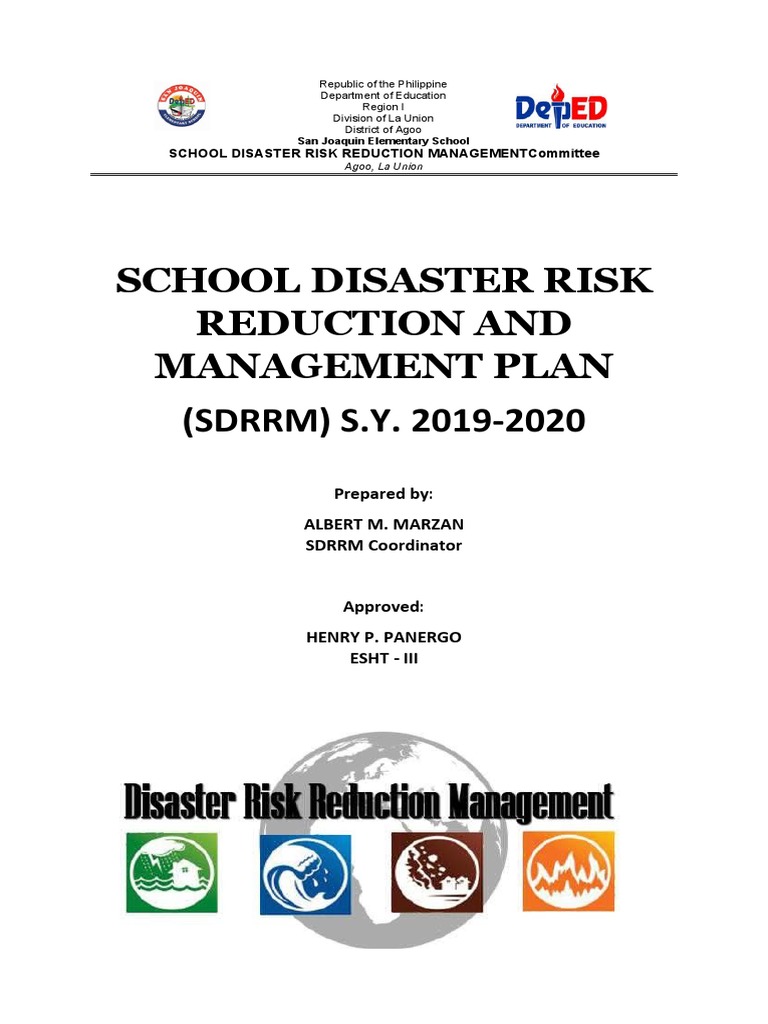 School Disaster Risk Management Plan | PDF | Emergency Management ...