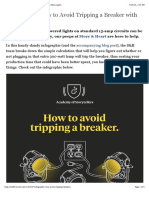 Infographic: How To Avoid Tripping A Breaker With Too Many Lights