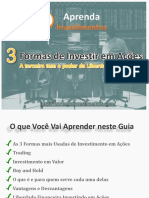 Aprenda Investimentos - 3 Formas Investir Acoes