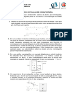 Exercício de Fixação de Cromatografia PDF