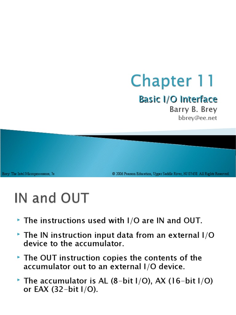 Up - Lecture 17 - Basic IO Interface | PDF | Electronic Engineering ...