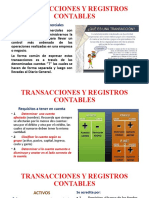 Transacciones y Registros Contables