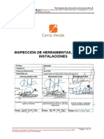 Estandar Inspección Herramientas Equipos Instalaciones