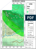 PLANO GEOLOGICO DE YUMAGUAL CON LITOLOGIA Y CURVAS DE NIVEL