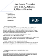 Konsep Dan Askep Neonatus (Premature, BBLR, Afiksia