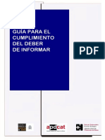 05 - Guía para El Cumplimiento Del Deber de Informar PDF
