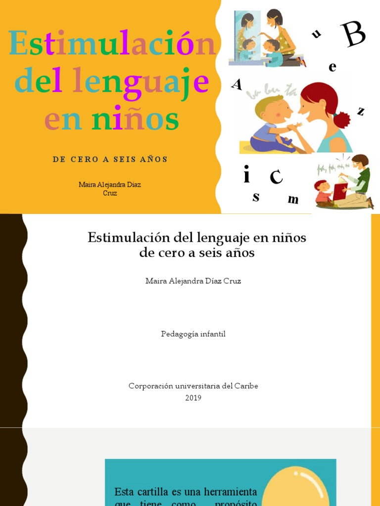 Estimulación del Lenguaje en Niños de 0 a 6 Años | PDF | Aquisición de ...