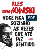 Voce Fica Tão Sozinha As... Charles Bukowski