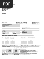 CA5403 Form for National Insurance Confirmation | PDF | Birth ...