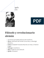 Friedrich Engels filósofo revolucionario