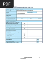 Sample Programming Assignment PDF