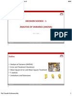 Topic 06 - Analysis of Variance (ANOVA)